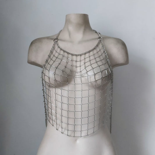 Fishnet Metal Top