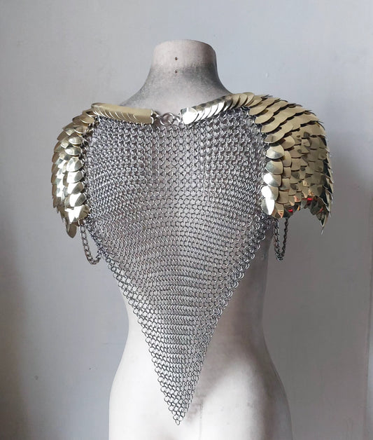 Gold Chainmail Ceasar Armor