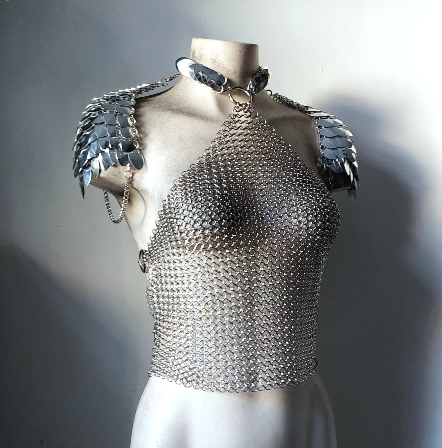 Joan Of Ark Pointed Chainmail Top Sample