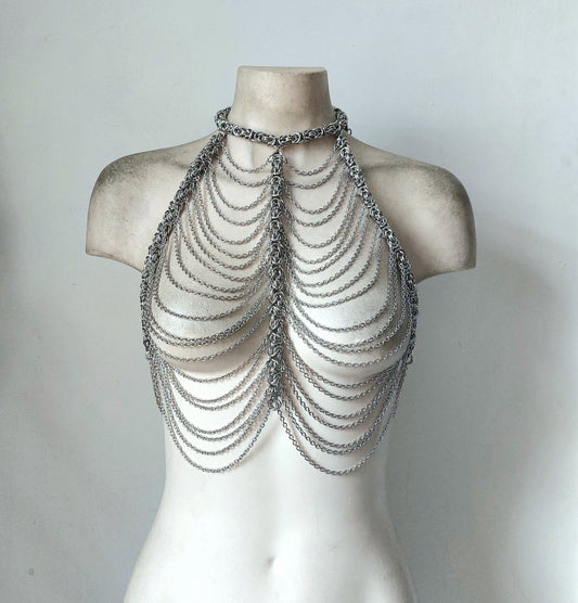 Byzantium Silver Chains Harness