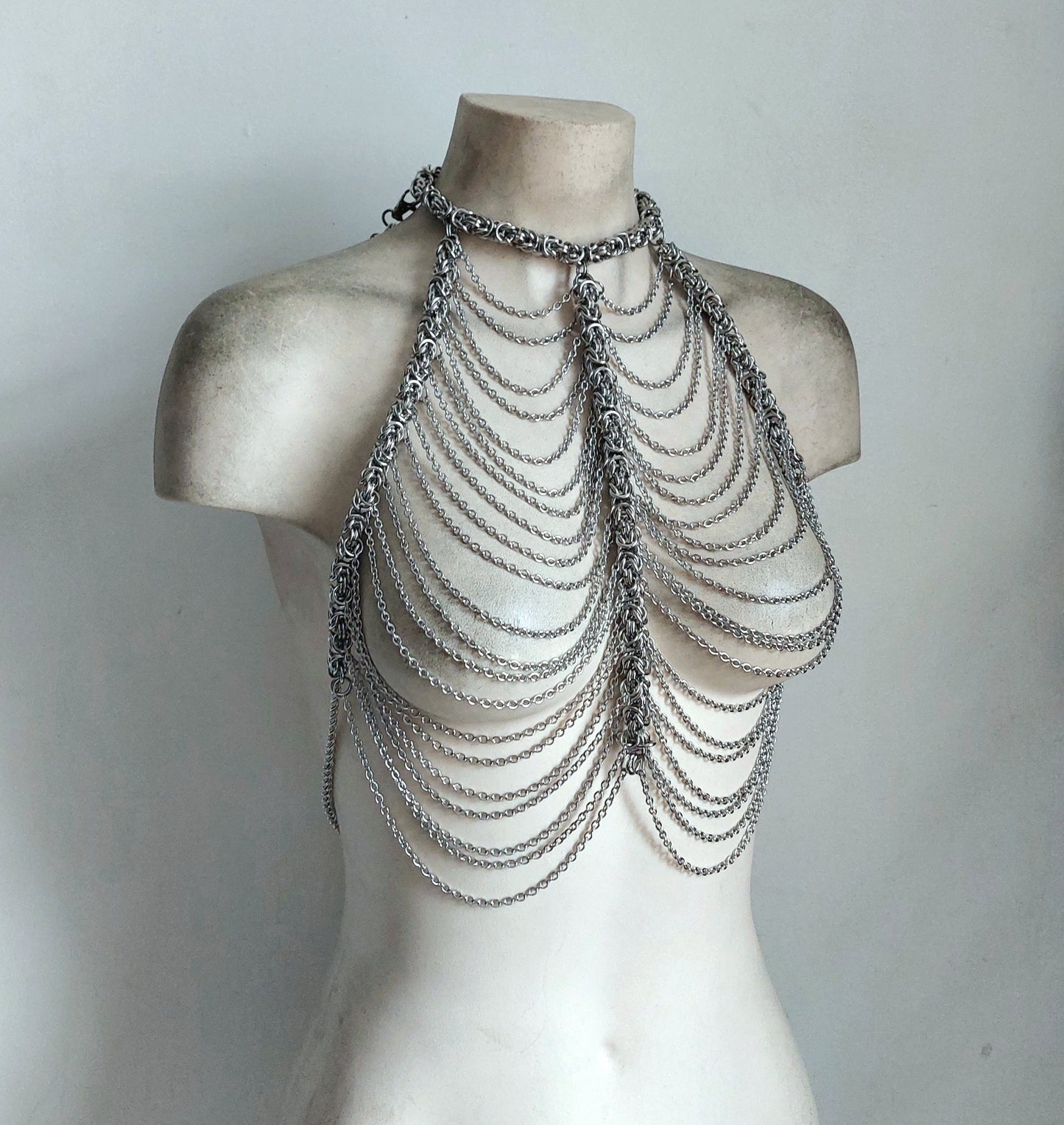 Byzantium Silver Chains Harness