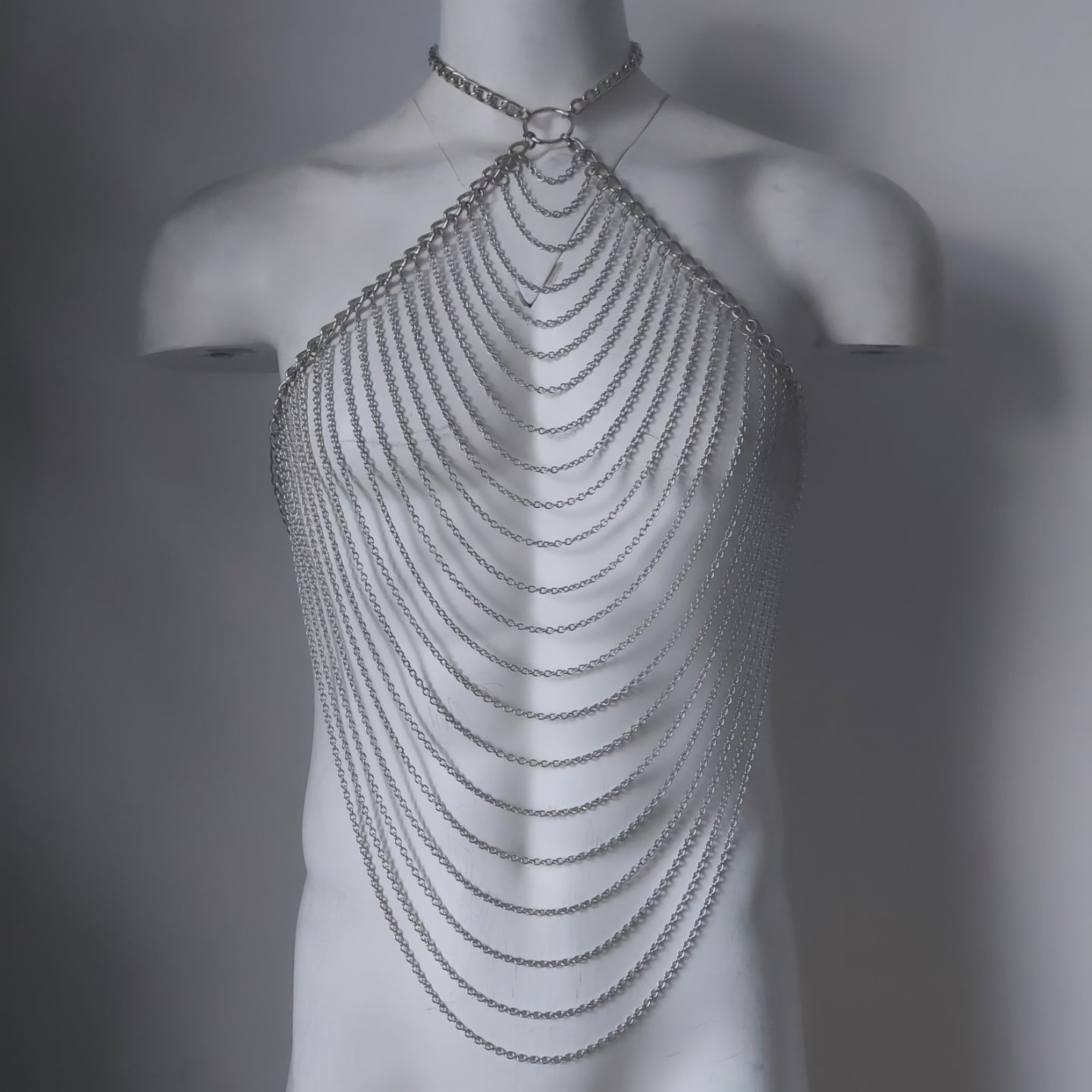 Warrior Draped Necklace Chain Harness